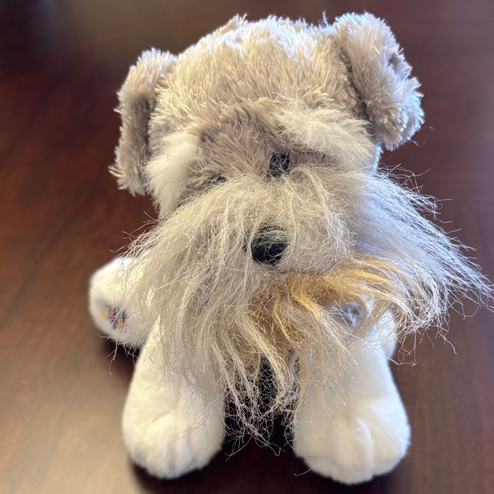 GANZ webkinz (HM159) Fluffy Schnauzer webkinz Plush - Gray and White